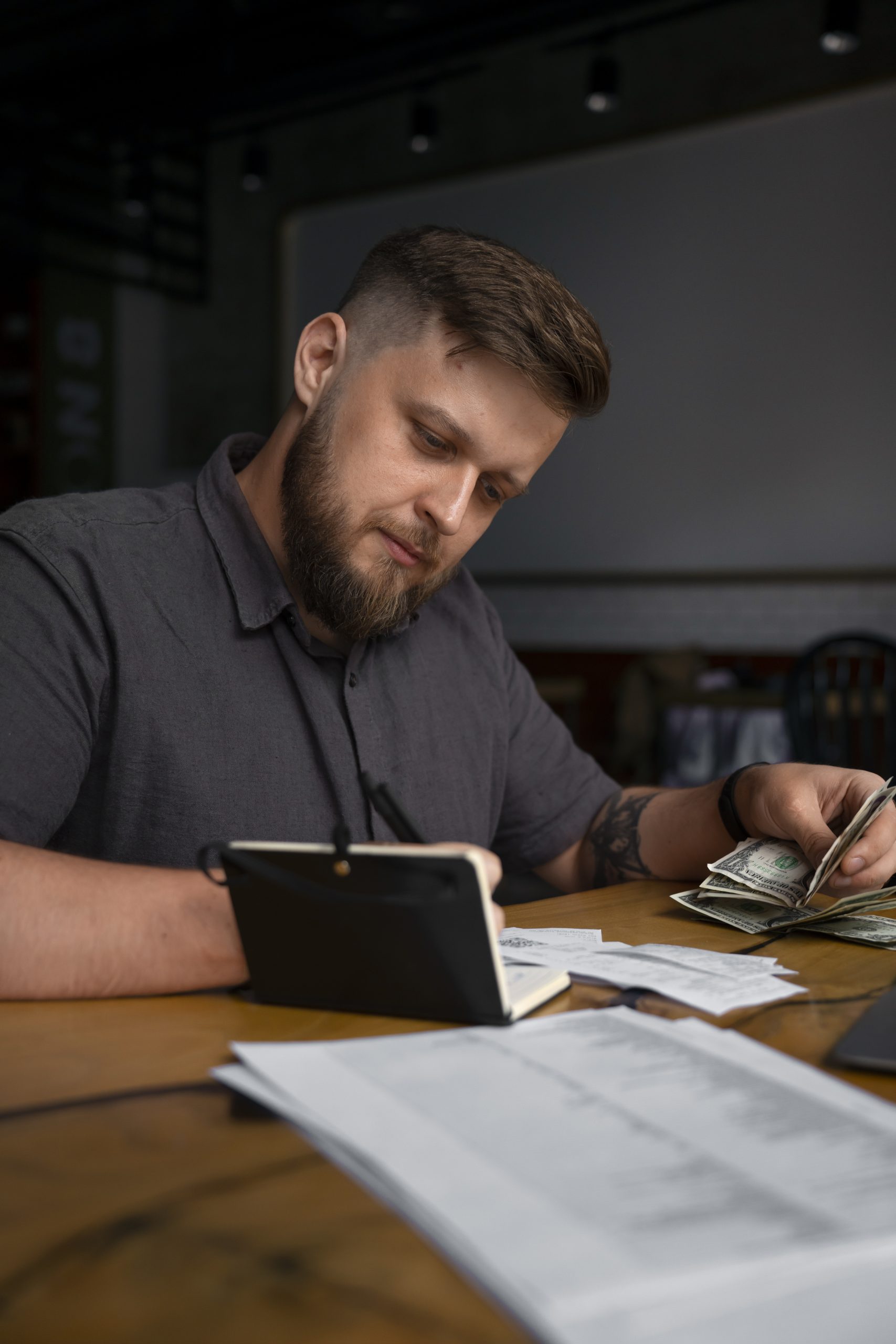 Professional man working; concept image for multi-member LLC tax rules